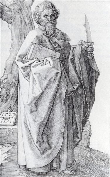 St. Bartholomew, 1523 - Альбрехт Дюрер