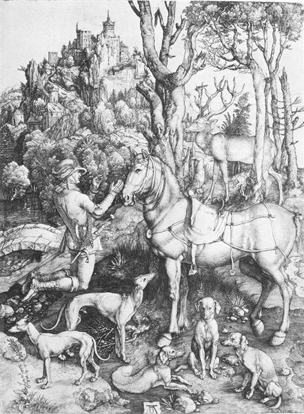 St. Eustace, c.1501 - Albrecht Dürer