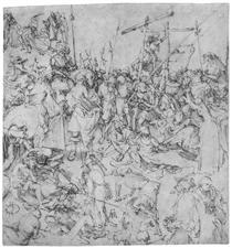 Studies of a Calvary - Albrecht Dürer