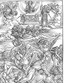 The Battle of the Angels - Albrecht Dürer