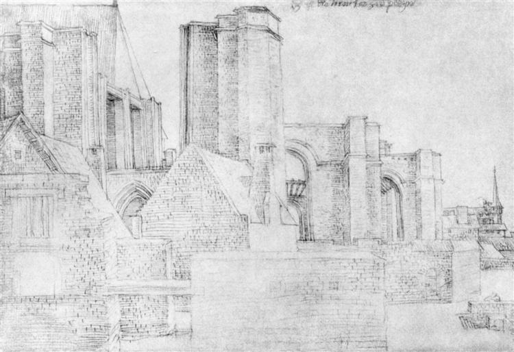 Хор Гроот Керк в Берген-оп-Зун, 1520 - Альбрехт Дюрер