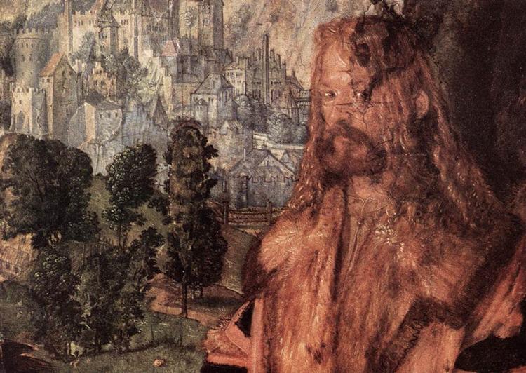 Праздник венков из роз (фрагмент), 1506 - Альбрехт Дюрер