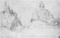 Two Castles - Albrecht Dürer