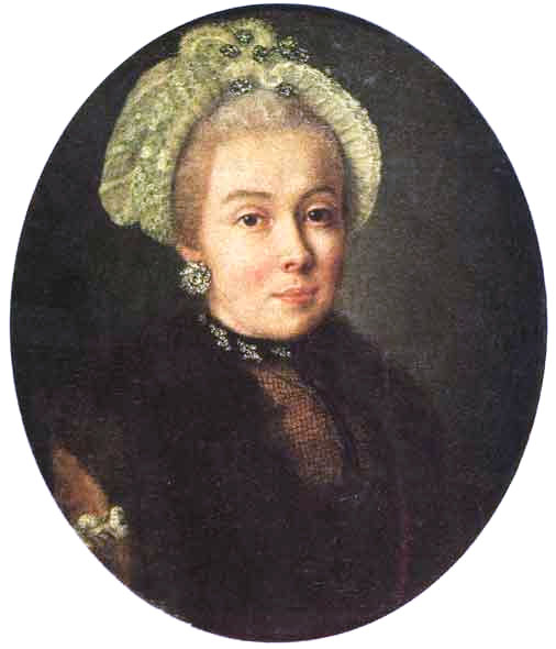Retrato de uma Dama Desconhecida, c.1760 - Aleksey Antropov