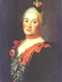 Portrait of Princess T.A.Trubetzkaya - Alexei Petrowitsch Antropow