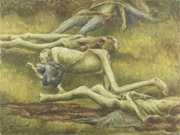 Bodies in a grave, Belsen, 1946 - Алекс Колвілл