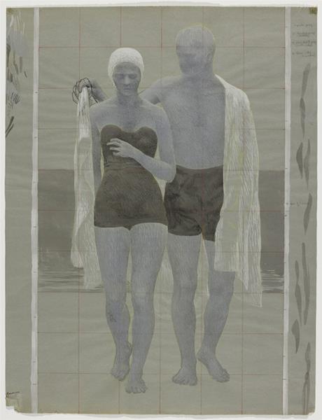 Study for After Swimming, 1955 - Алекс Колвілл