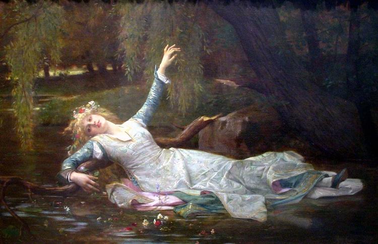 Ophelia, 1883 - Александр Кабанель
