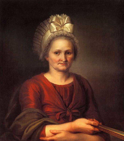 Portrait of A.L. Venetsianova, Artist's Mother, 1801 - Alexei Gawrilowitsch Wenezianow