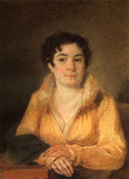 Portret of L.A. Stromilova, 1820 - Alexei Gawrilowitsch Wenezianow