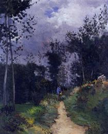 Rural Guardsman in the Fountainbleau Forest - Alfred Sisley