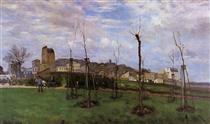 View of Montmartre from the Cite des Fleurs - Alfred Sisley