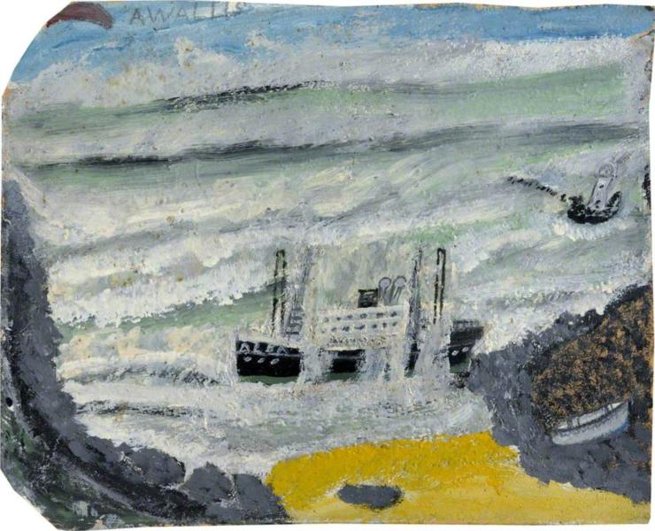 Shipwreck 2, the Wreck of the 'Alba, 1941 - Alfred Wallis
