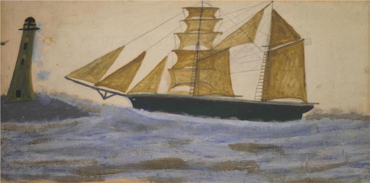 Two-Masted Ship, 1928 - Alfred Wallis