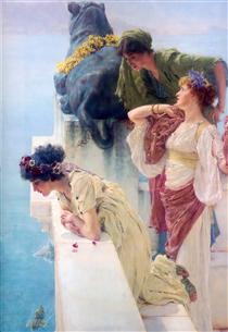 A Coign of Vantage - Lawrence Alma-Tadema