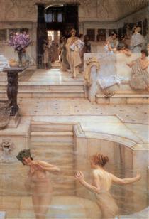 A Favourite Custom - Sir Lawrence Alma-Tadema