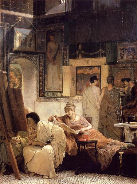 A Picture Gallery (Benjamin Constant), 1866 - Лоуренс Альма-Тадема