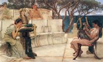 Sappho et Alcée - Lawrence Alma-Tadema