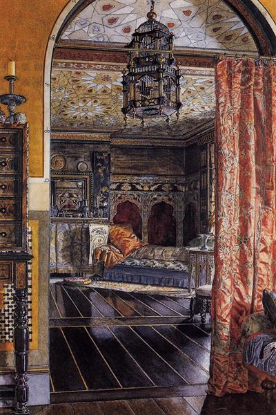 The Drawing Room at Townshend House, 1885 - 勞倫斯·阿爾瑪-塔德瑪