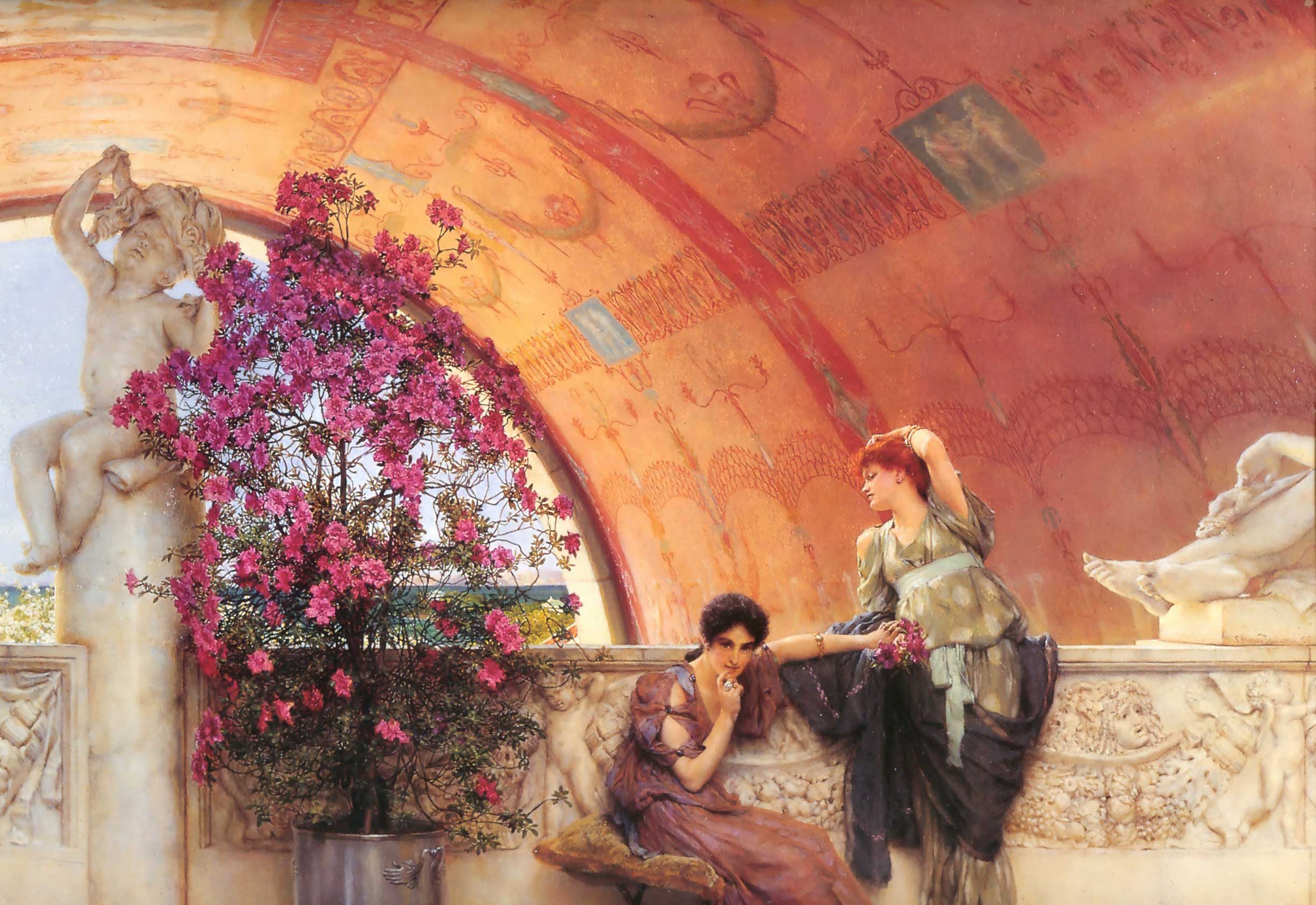 Image result for Alma Tadema Unconscious Rivals