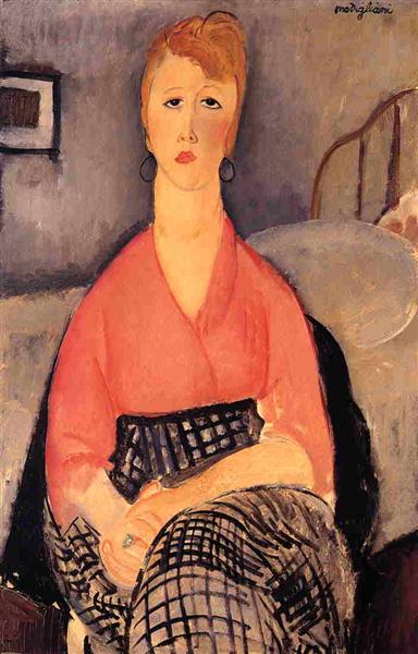 Pink Blouse, 1919 - Amedeo Modigliani