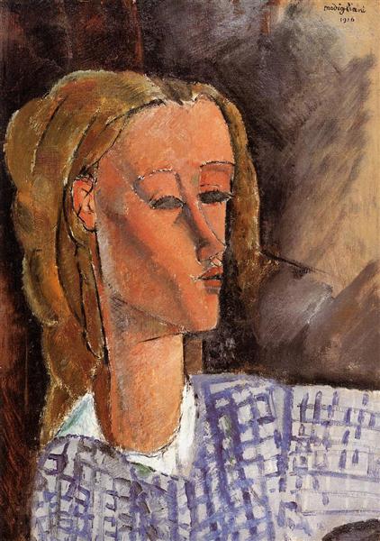 Portrait of Beatrice Hastings, 1916 - Amedeo Modigliani