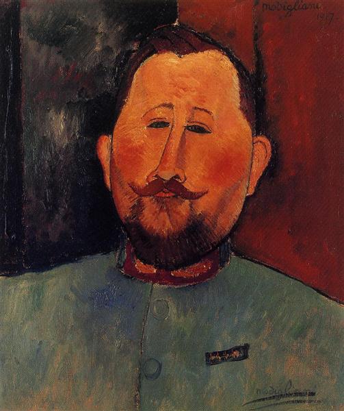 Portrait of Doctor Devaraigne, 1917 - Amedeo Modigliani