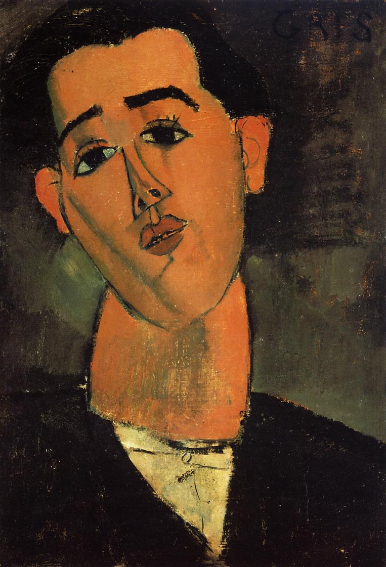 Resultat d'imatges de Amedeo Modigliani - juan gris, 1915.