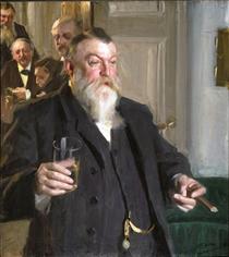 A Toast in the Idun Society - Anders Zorn