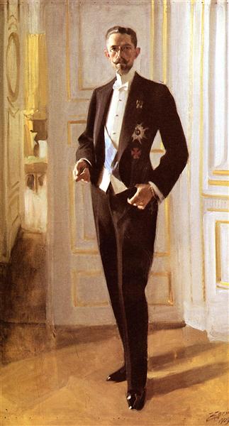 Gustav V, 1909 - Anders Zorn