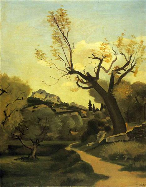 The road and the tree - Andre Derain