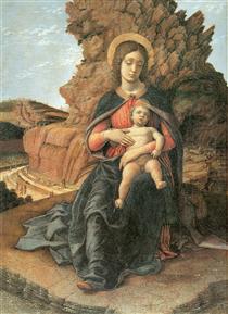La Madone de la carrière - Andrea Mantegna