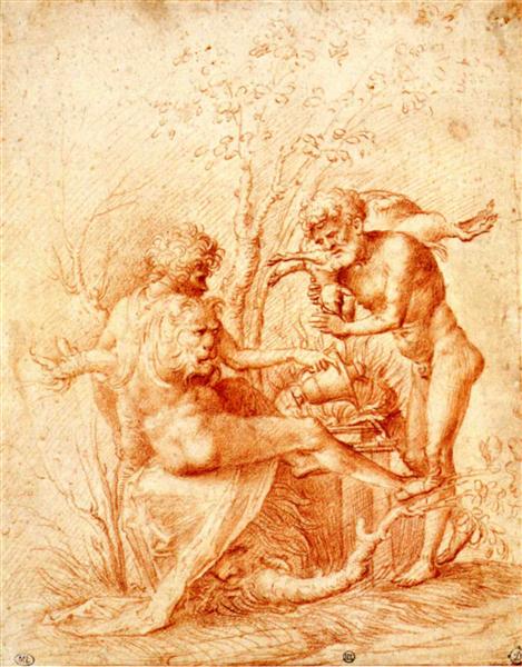 Molorchos making a sacrifice to Hercules, 1506 - 安德烈亞‧曼特尼亞