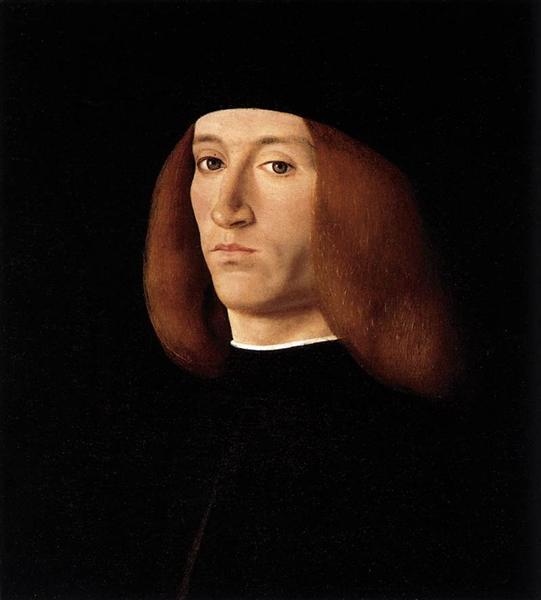 Portrait of a Young Man, 1490 - Андреа Соларио