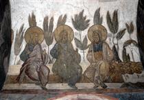 The Last Judgement: Jacob, Abraham and Isaac in Heaven - Andrei Rublev