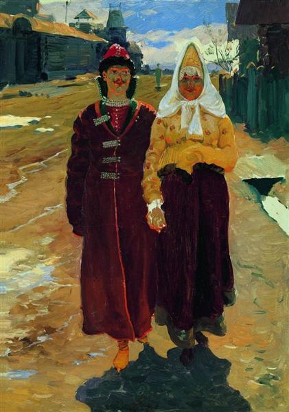 Going on a Visit, 1896 - Andrei Ryabushkin