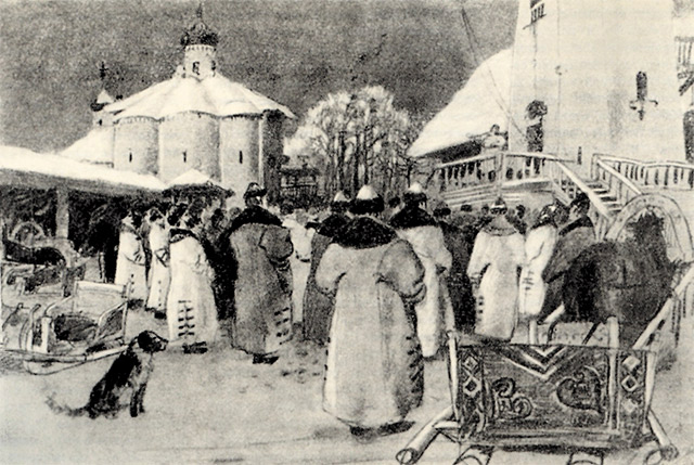 Veche of Novgorod - Andrei Ryabushkin