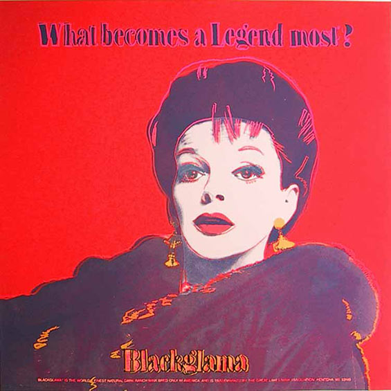 Blackglama (Judy Garland), 1985 - 安迪沃荷