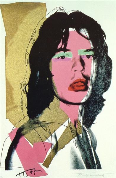Mick Jagger, 1975 - Энди Уорхол