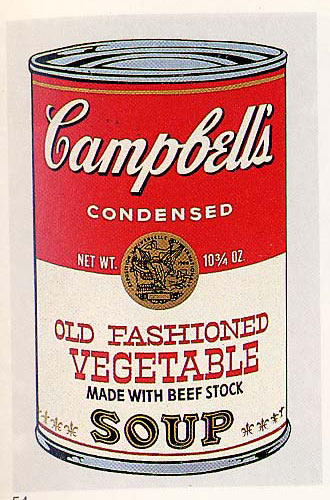 Campbell's Soup Can (Old Fashioned Vegetable), 1969 - Енді Воргол