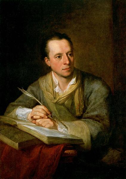 Portrait of Johann Joachim Winckelmann, 1764 - 安吉莉卡·考夫曼