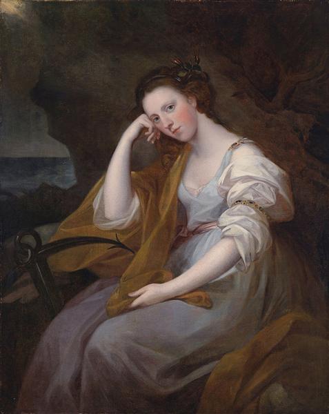 Portrait of Louisa Leveson Gower as Spes (Goddess of Hope), 1767 - 安吉莉卡·考夫曼