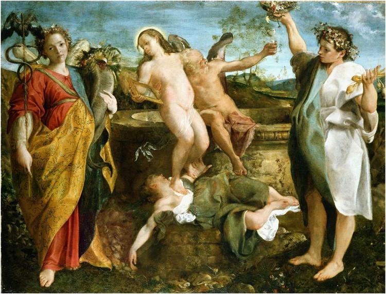An allegory of Truth and Time, 1584 - 1585 - Annibale Carracci