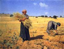 Harvest (Harvesters) - António da Silva Porto