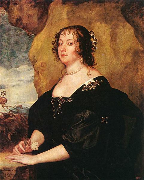 Diana Cecil, Countess of Oxford, 1638 - Anton van Dyck