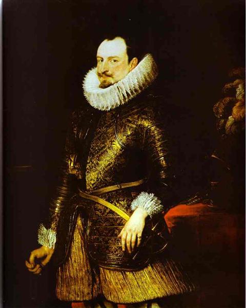 Портрет Эммануила Филибера, 1624 - Антонис ван Дейк