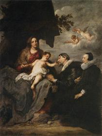 La Vierge aux deux donateurs - Antoine van Dyck