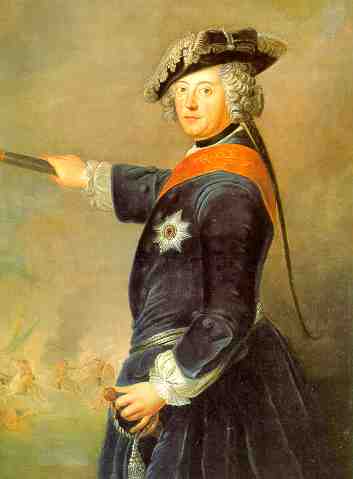 Frederick II of Prussia as general, 1745 - Antoine Pesne