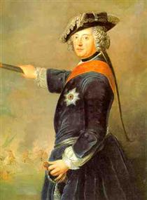 Frederick II of Prussia as general - Antoine Pesne