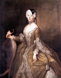 Luise Ulrike of Prussia, Queen of Sweden - Antoine Pesne